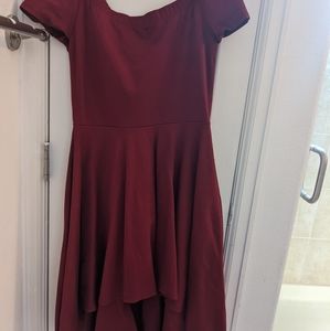 Maroon size large dress